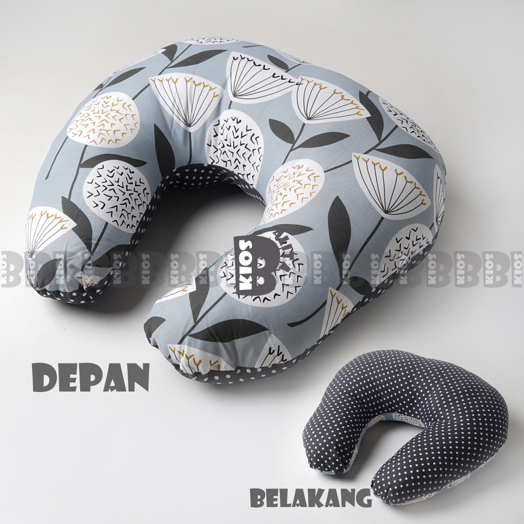 paket bantal menyusui dan apron cover menyusui / Bantal Menyusui - Nursing Pillow - Bantal alas menyusui-athena