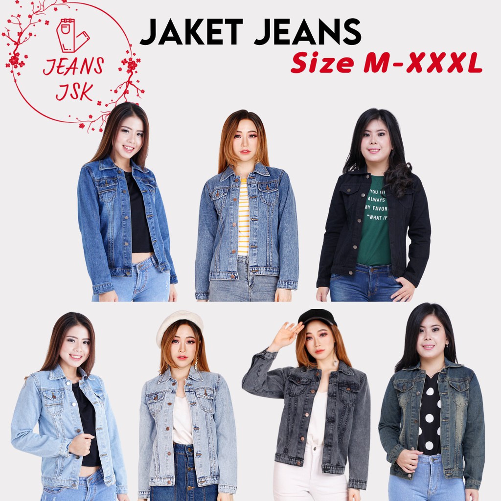 Jaket Jeans / Jaket Wanita / Jaket Cewek JSK JEANS