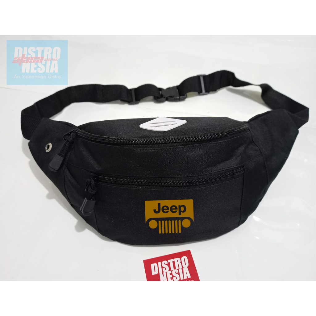 WAISTBAG/TAS SELEMPANG MOBIL JEEP , SLINGBAG PRIA JEEP TAS PINGGANG