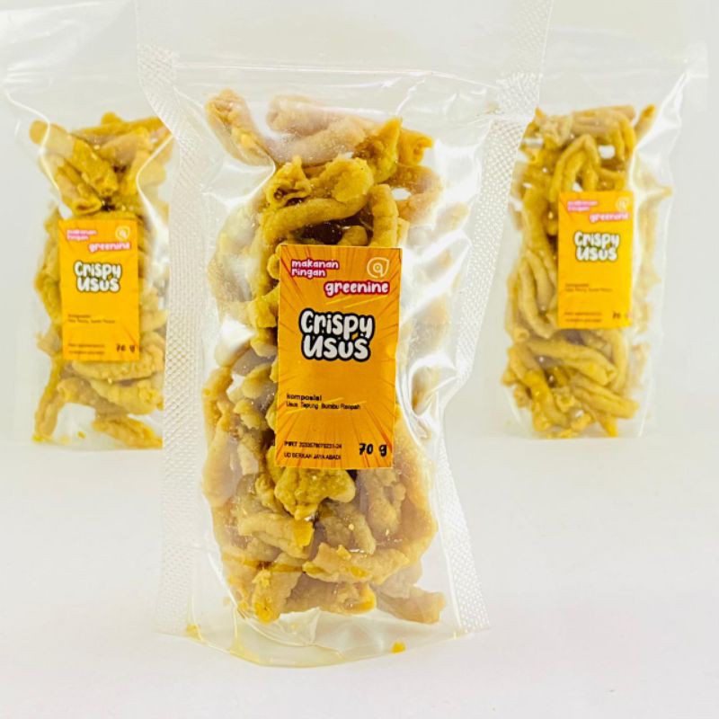 

Easrumart Jajan Crispy Keripik Usus Ayam Kripik Super Enak Gurih Renyah 70 Gram