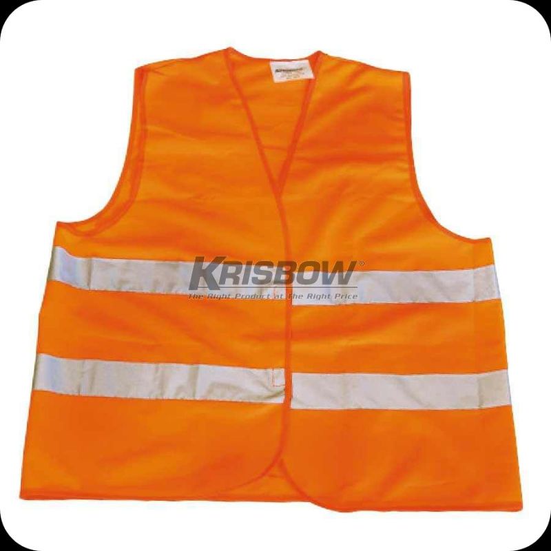 Rompi Safety Vest All Size Orange Krisbow KW1000389