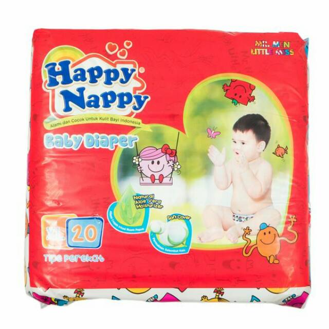 Happy Nappy Baby Diaper L20/ M20/ S20/ XL20/Centraltrenggalek