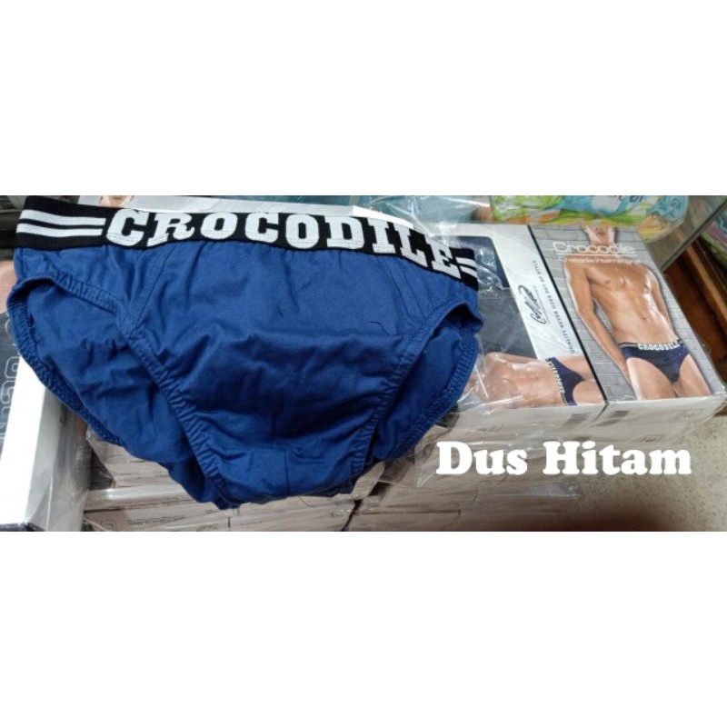 Celana dalam pria dewasa crocodile isi 3 pcs 100% katun hiprip karet