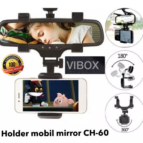 Holder Hp Spion Tengah Mobil Model Cengkram Car Holder Rear View Holder Hp