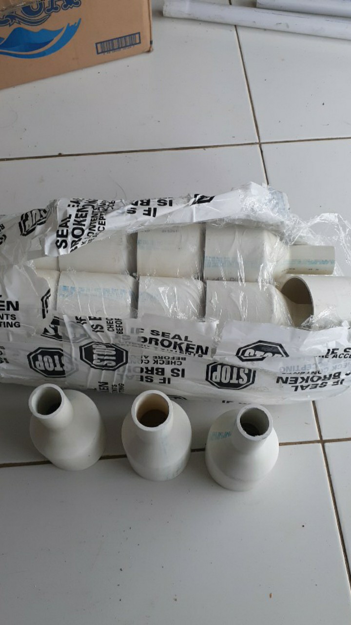 Siap Kirim Fitting Pvc Reducer 2 X 3/4 Sambungan Pipa Pvc 2 X 3/4 Inchi