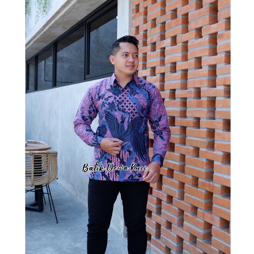 Batik Pria STASIUN BALAPAN Full Furing Katun Halus Size M-XXL High Quality