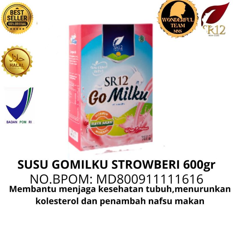 

GO MILKU STROBERI SR12 600G