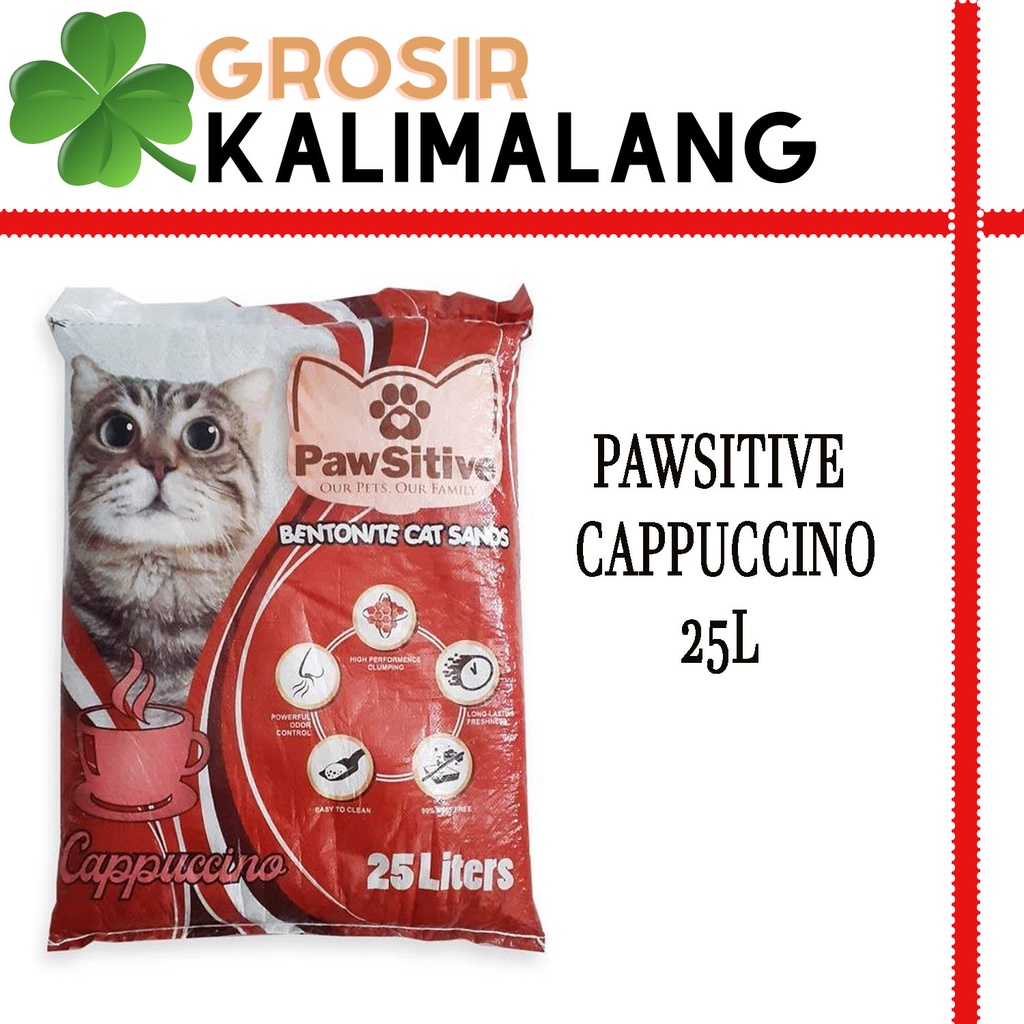 Pasir Kucing Pawsitive Cappuccino 20k (Grab/Gosend)