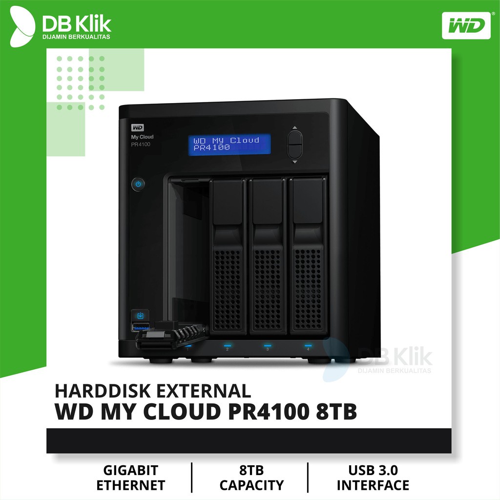 Harddisk External WD MY CLOUD PR4100 8TB USB 3.0 - MYCLOUD PR 4100 8TB