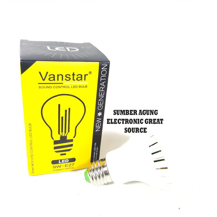 Vanstar Lampu LED 9W Sound Control Sensor E27 Terang Hemat Energi
