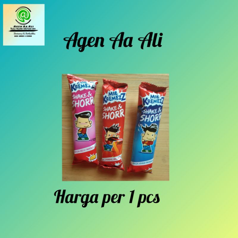 

Mie Kremez Shake & Shorr Satuan 11gr