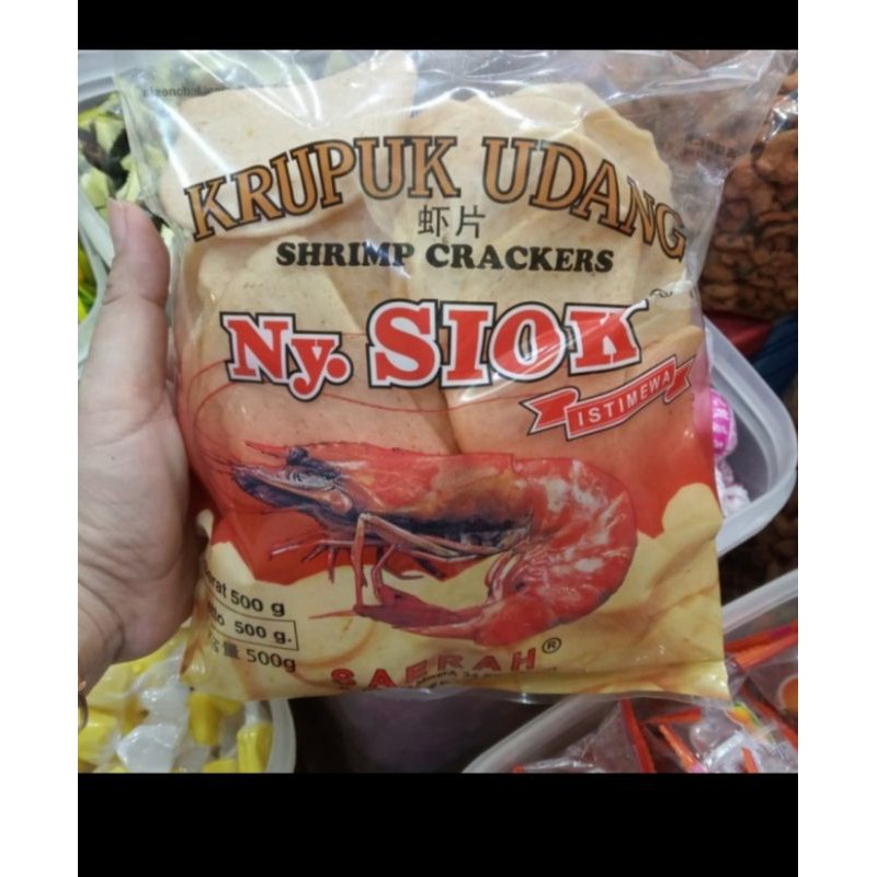 

kerupuk udang Ny.siok oval