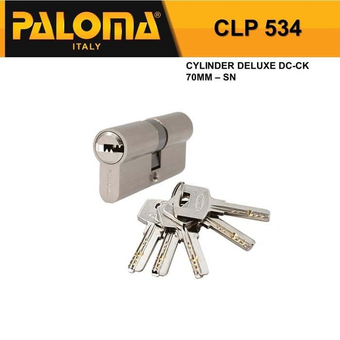 Silinder Kunci Pintu / Kunci Silinder Paloma QHCLP 534 70 mm Double Silinder Kunci Komputer Kualitas