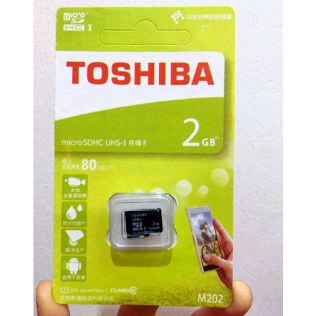 Memori Toshiba MMC 2GB Kartu Memory Micro SD MMC Card 2 GB