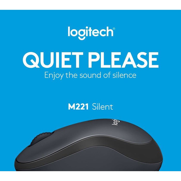 Logitech Silent Wireless Mouse Original - M221