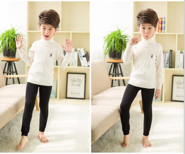 IMPORT MOLLAD Legging Kids Boy Thermal Bulu Anak Musim Dingin Winter Kids