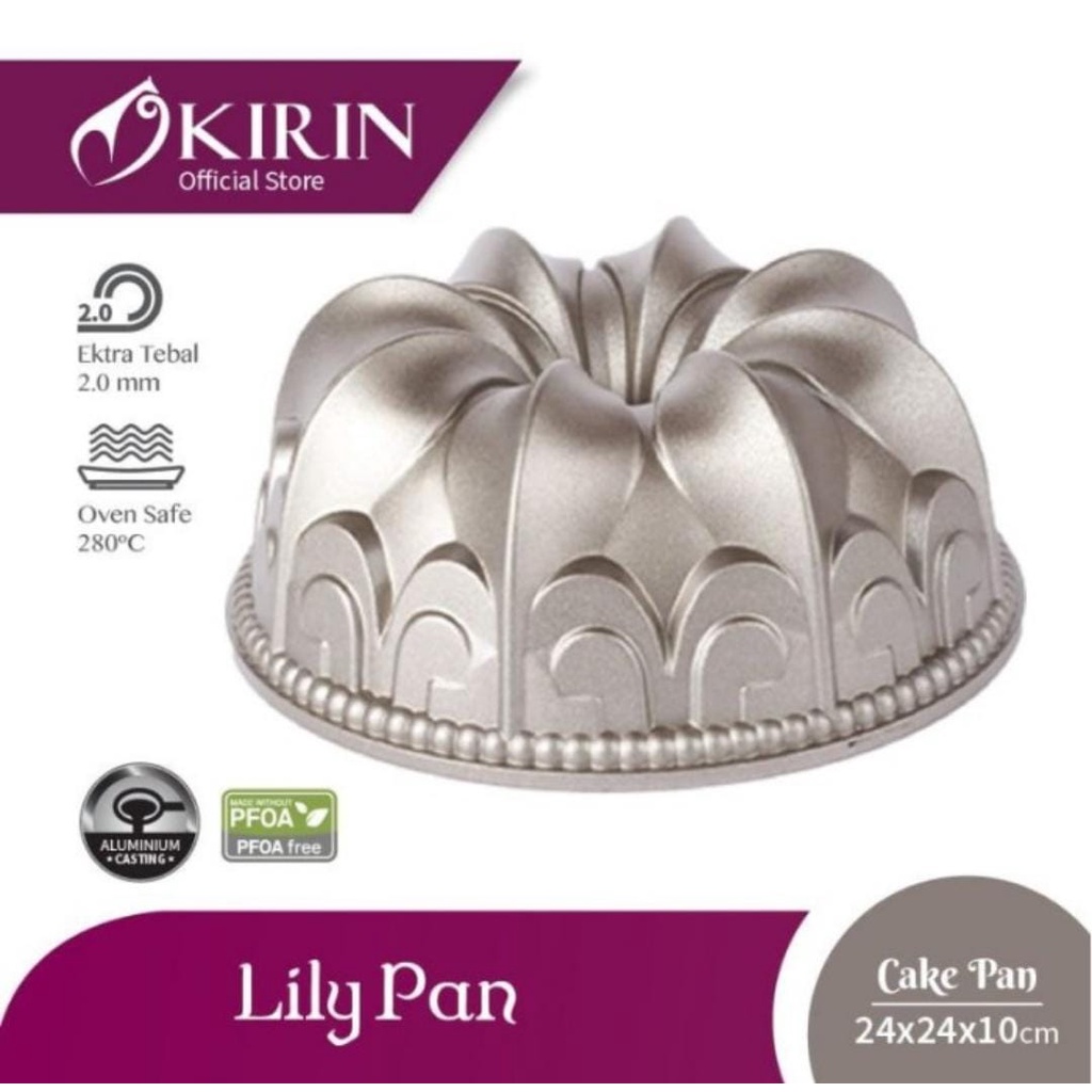 Kirin Premium Cake Pan Die Cast Classic / Loyang Kue Kirin Classic