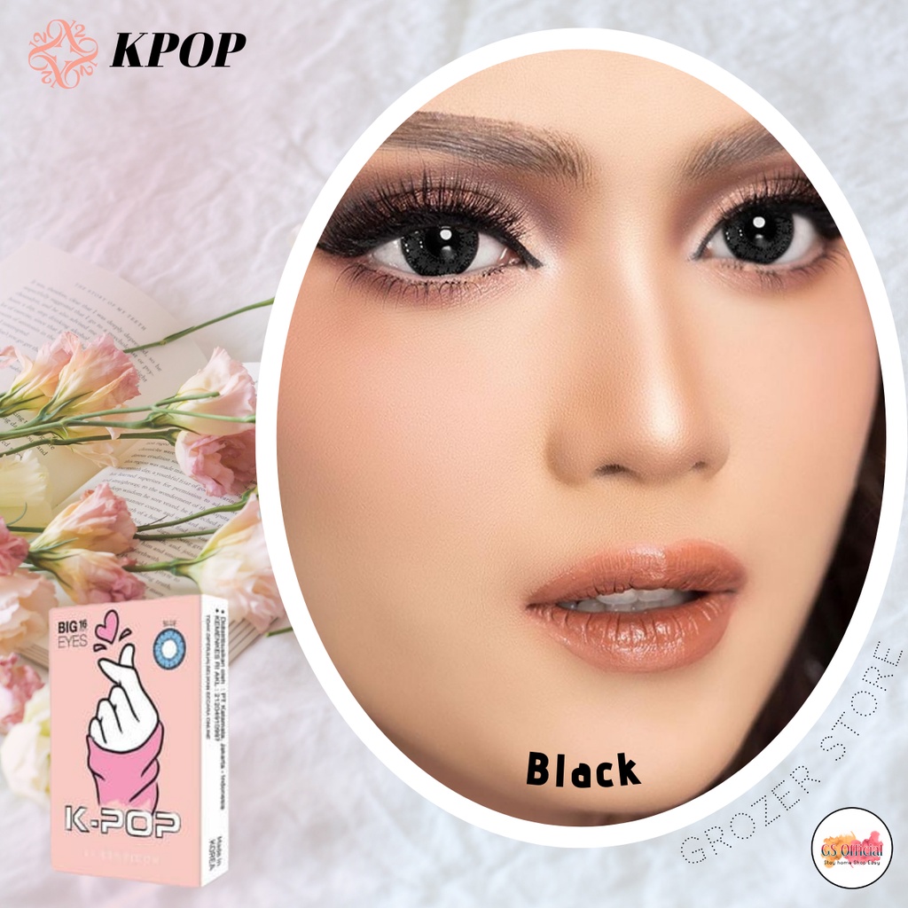 SOFTLENS X2 KPOP | K-POP MINUS ( - 0.50 sd - 2.75 ) DIA. 16.00 mm | BEST SELLER | BLACK | BLUE | BROWN | GREY | BIG EYES