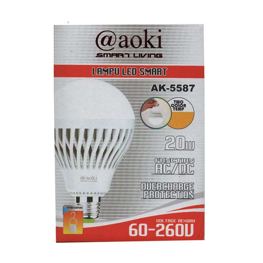 Aoki AK5587 lampu Led Emergency Tetap Nyala PLN Padam