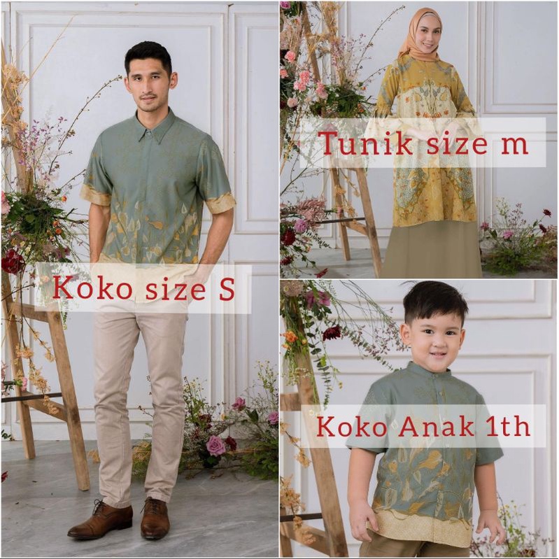 Family set edition Geulisofficial | Dhinar koko | Kirana tunik | Adinata koko 1th| Geulis.id