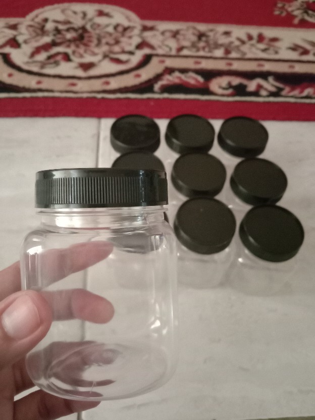 @10 Pcs Plastik Kotak 200 Ml / Toples Serbaguna