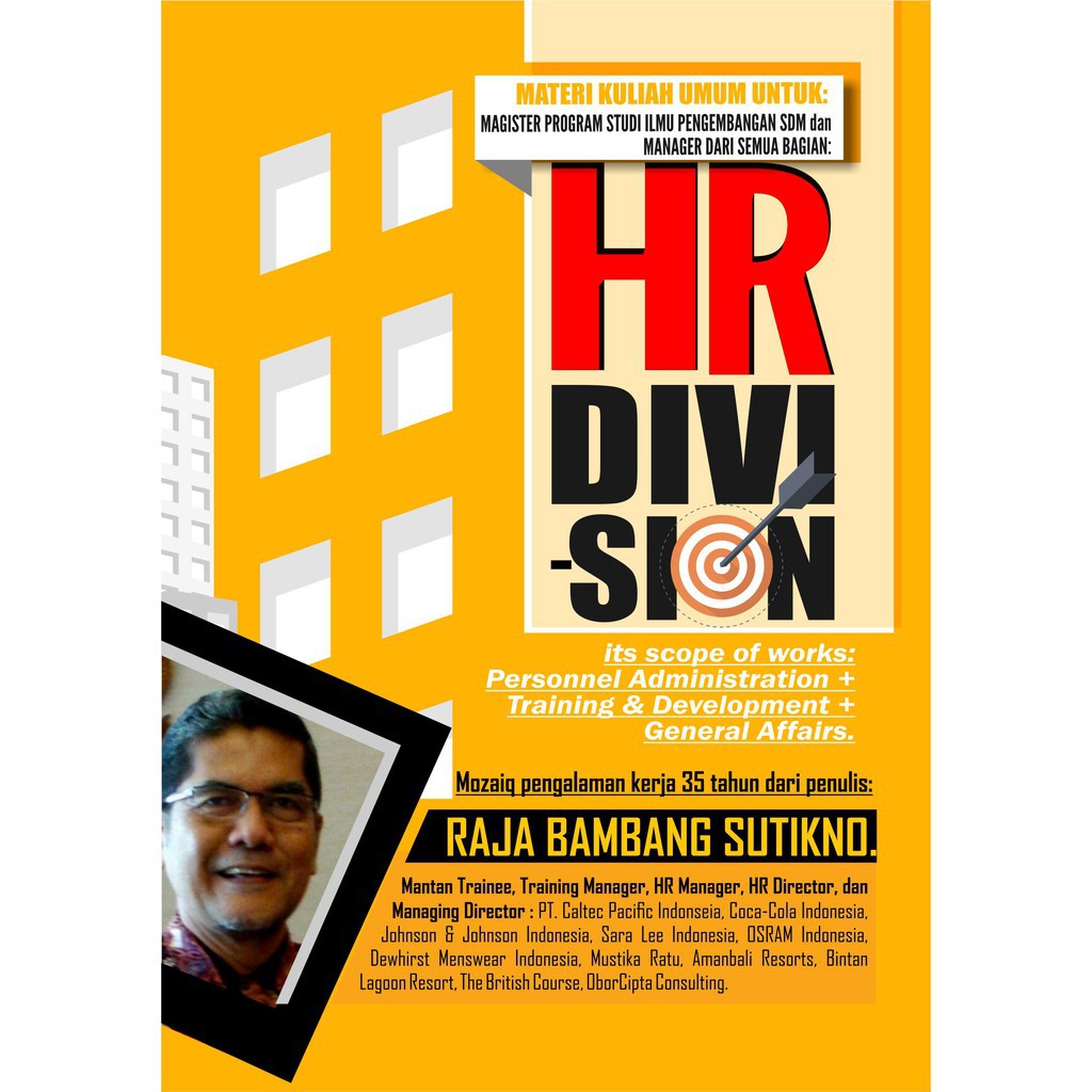 

Buku HR Division, Its Scope Of Works. (Ori)