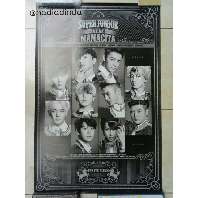 SUPER JUNIOR MAMACITA - Poster
