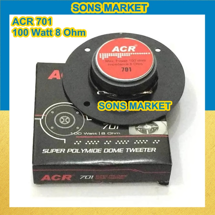 TWEETER SPEAKER ACR 701 100 WATT 8 OHM ACR701