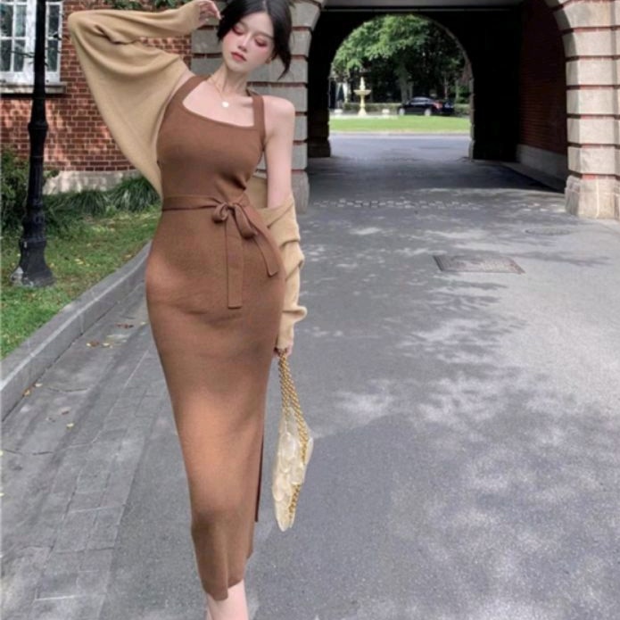 Harga knit rajut import midi dress Terbaru Apr 2026 | BigGo Indonesia
