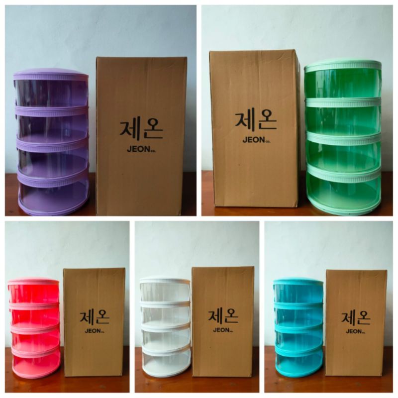 Tudung Saji Warna 4 Susun Sudah Rakitan (JEON)