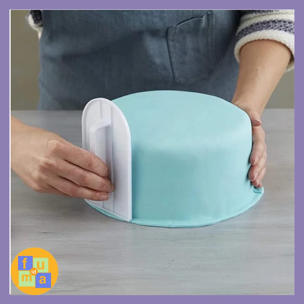 smoother polisher pemoles perata kue adonan butter cream dan fondant / Cake Smoother Alat Penghalus Dekorasi Kue Tart Polisher Icing Fondant / Plastic Cake Smoother Polisher Tools