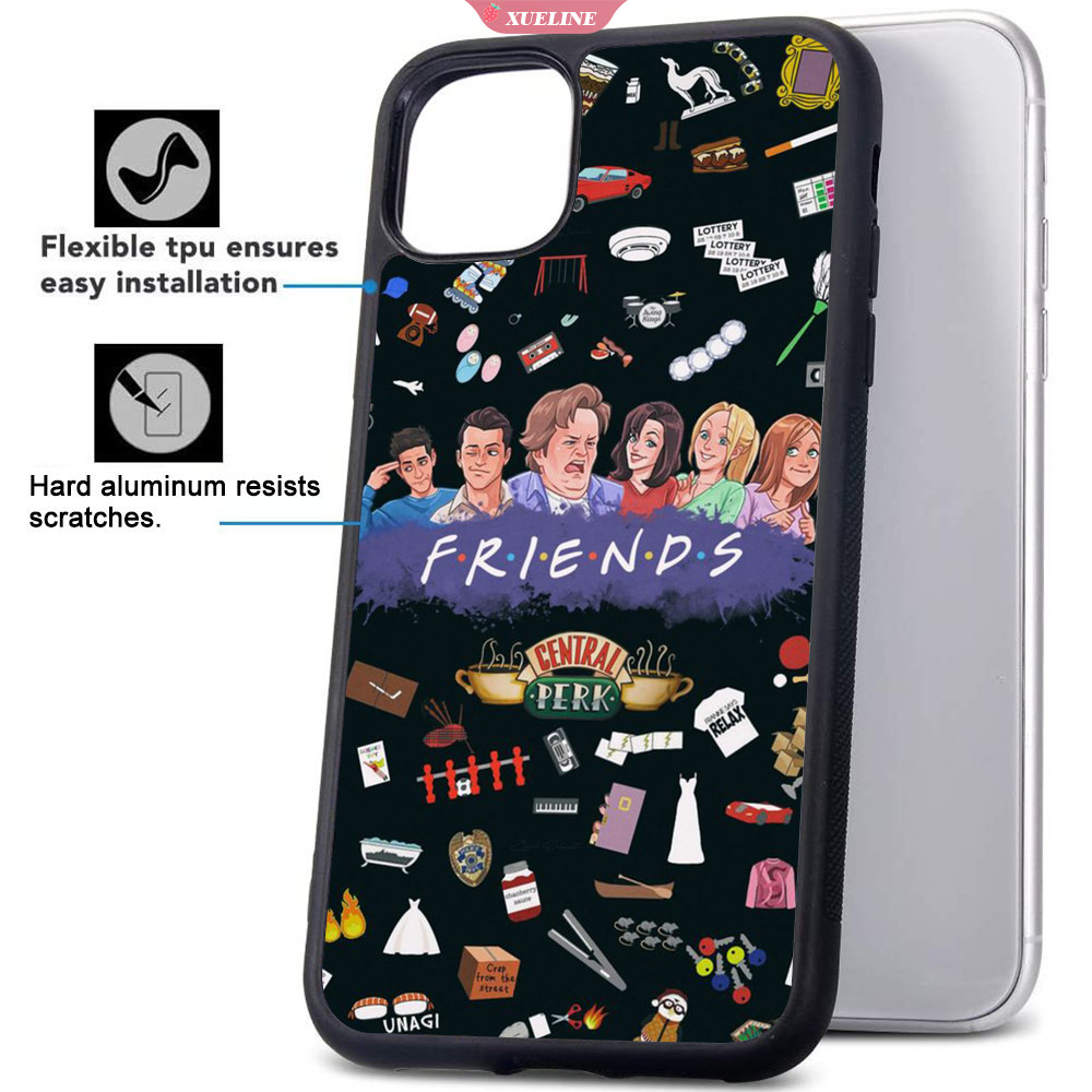 Soft Case Hp Gambar Friends Untuk Iphone 6plus / 6splus / 7plus / 8plus / X / Xs Max / Xr