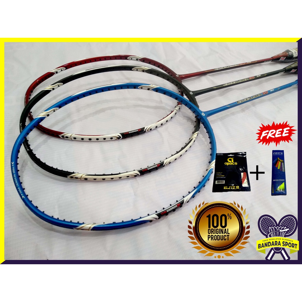 Raket badminton bulutangkis apacs edge saber 10 new
