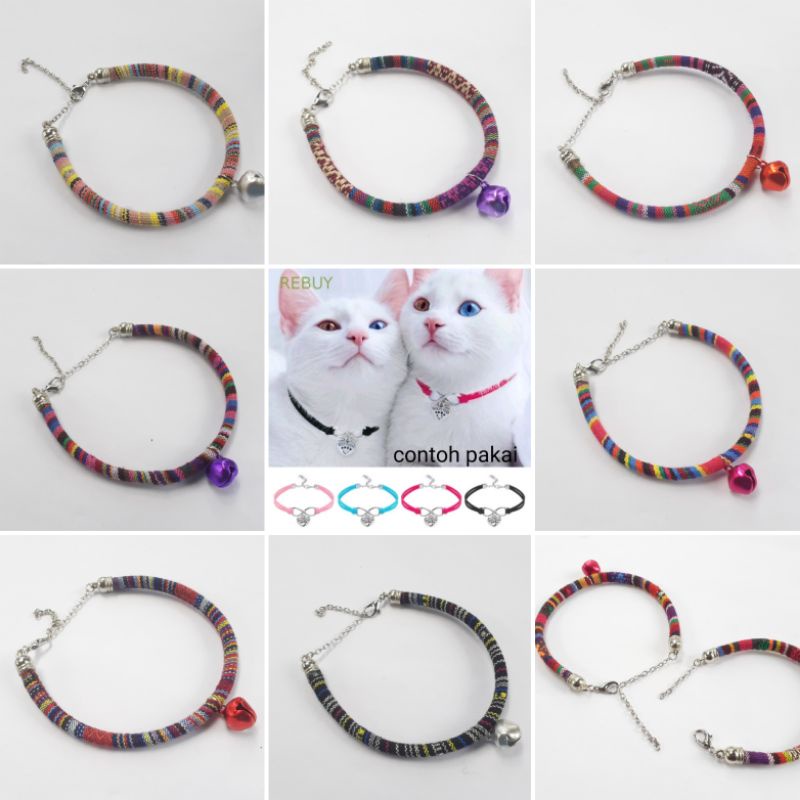 Kalung Kucing Tali Kucing Gelang Etnik Couple