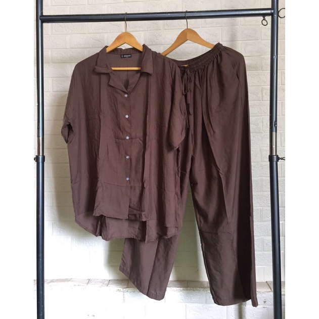 SETELAN BASIC JUMBO XXXL | ONE SET BASIC JUMBO POLOS | COD