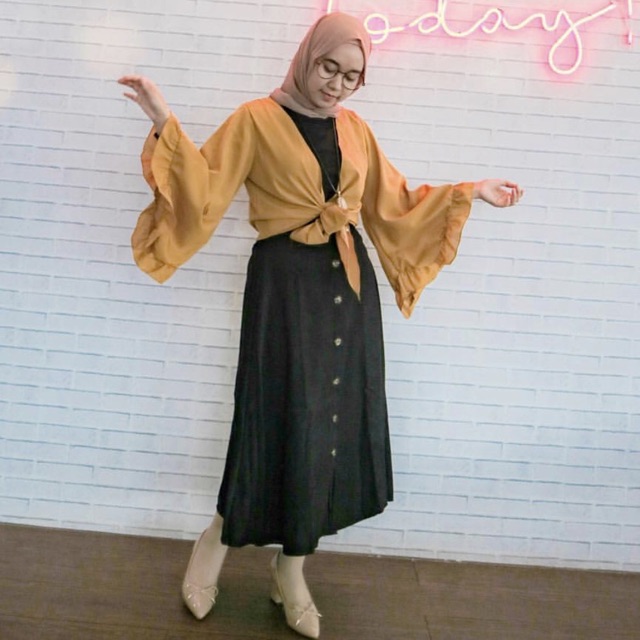 OUTER LENGAN KRIWIL / OUTER CROP / CARDIGAN CROP / LUARAN PENDEK / OUTER HIJABERS