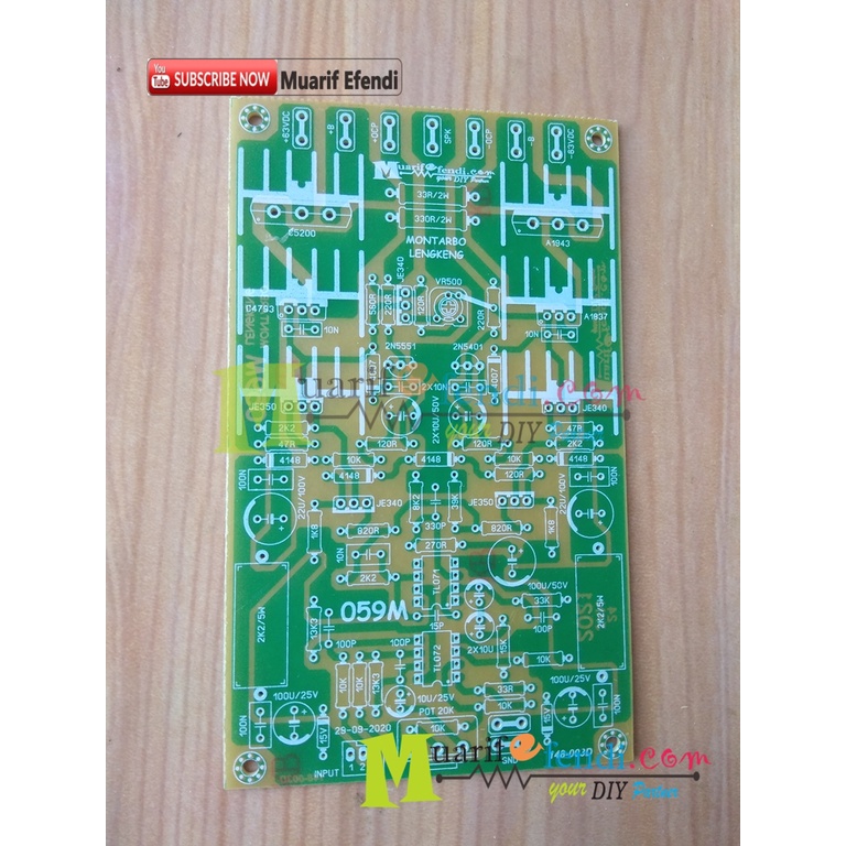 Jual PCB POWER AMPLIFIER MONTARBO LENGKENG CLONE ITALY 059M | Shopee