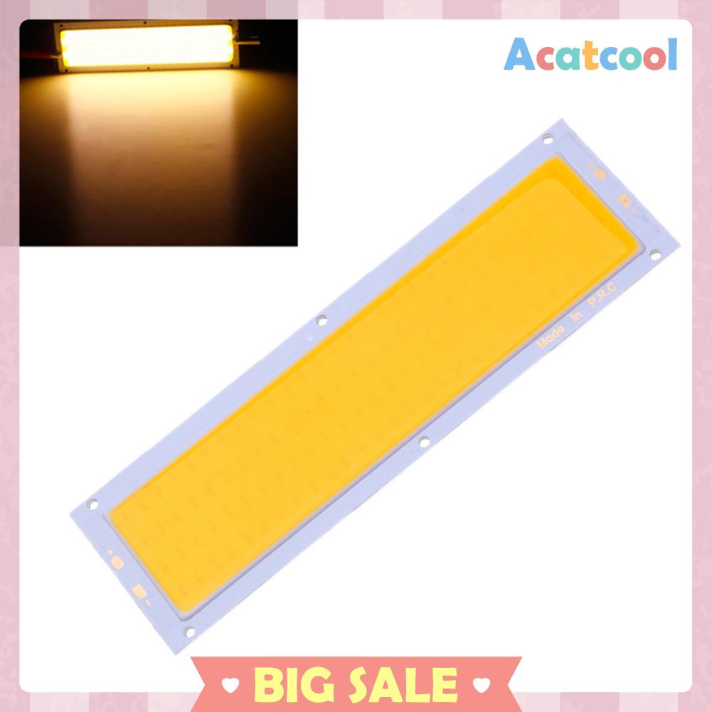 Lampu Strip Led Cob 12v 10w Ukuran 120x36mm Warna Warm White