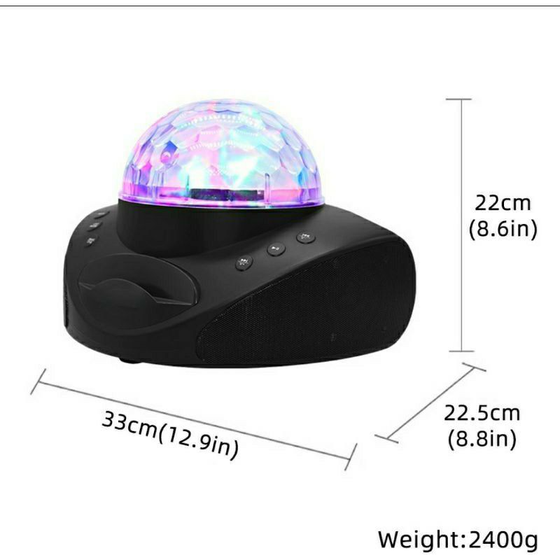 Speaker SDRD 308 Speaker Karaoke Bluetooth Lampu Disco