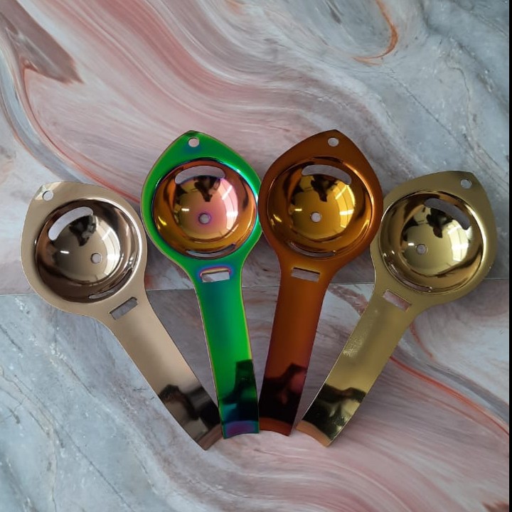 Pemisah Telur Stainless / Egg Yolk Separator Stainless /Saringan Telur