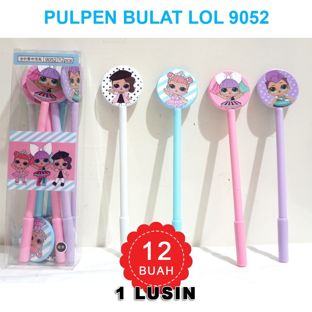 

1 LUSIN Pulpen fancy Bulat LOL 9052 - 1 LUSIN pen Bulat LOL 9052