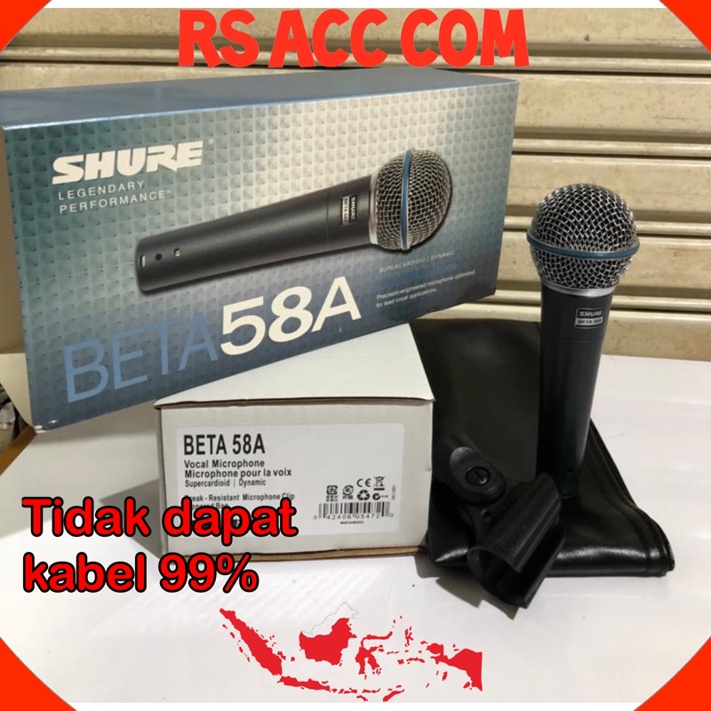 Mic shure beta 58 original 99%