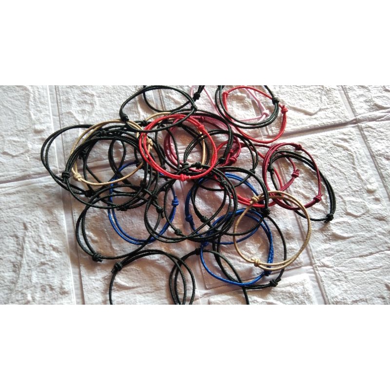 Gelang hitam / gelang polos viral