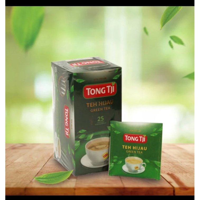 

Tong tji green tea dengan amplop