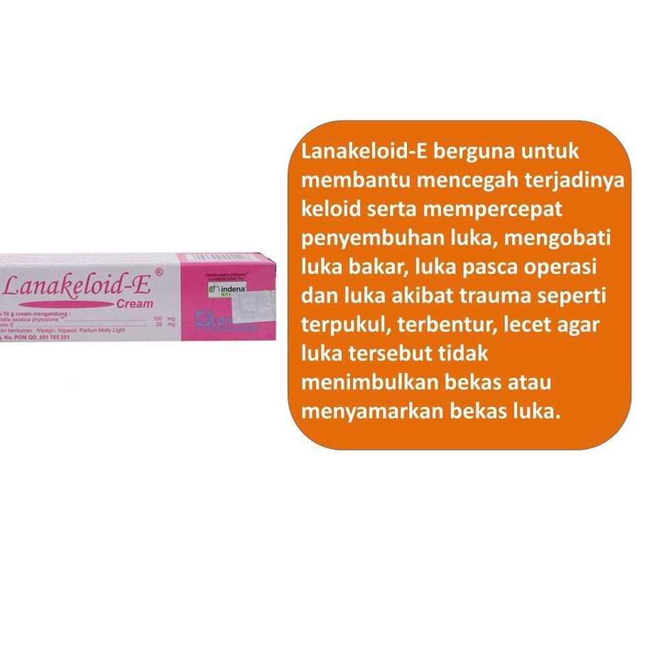 ✷ Lanakeloid-E Lanakeloid E Cream Krim 10 gram (ED 2024) ✸