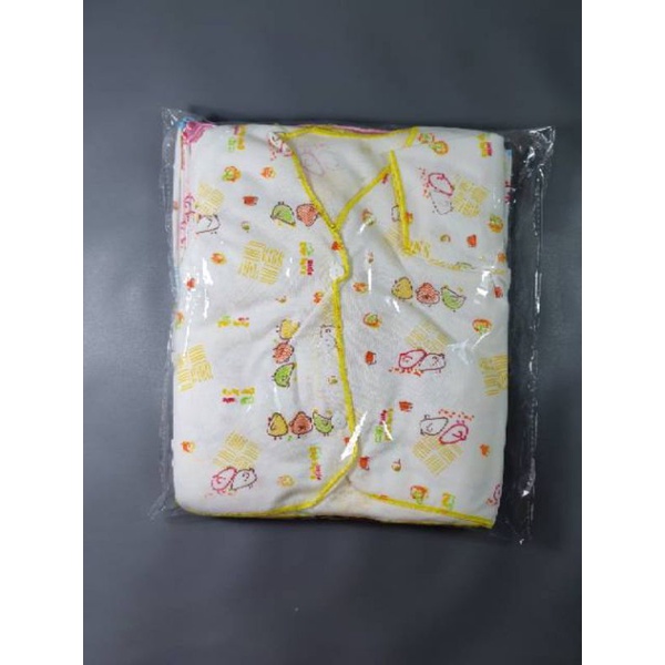 Baju bayi lengan pendek halus newborn ( 3pcs )