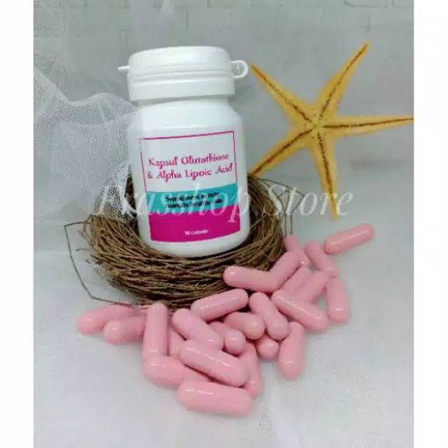 KAPSUL GLUTATHIONE & ALPHA LIPOIC ACID ORIGINAL | PEMUTIH BADAN