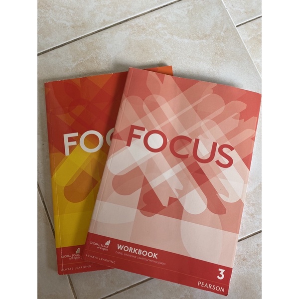 buku focus 3 pearson students' book dan workbook