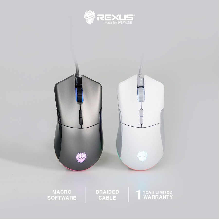 Rexus Xierra X15 RGB Macro Gaming Mouse X 15 X-15