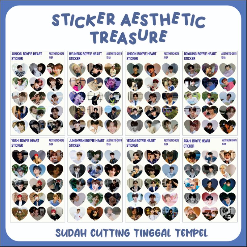 

TREJO HEART STICKER CUTTING DECO BOYFRIEND/STICKER LOVE AESTHETIC